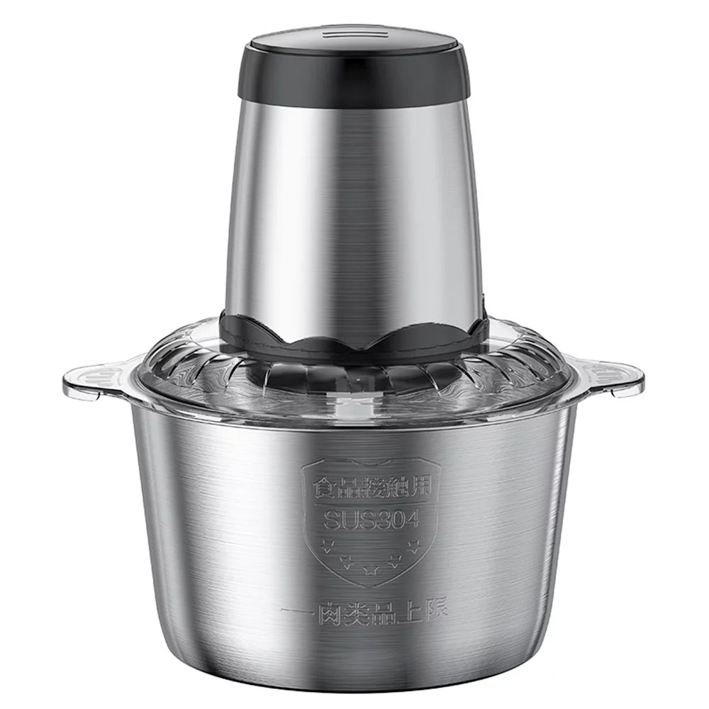 High Power Electric Meat Grinder, 2 Speed Stainless Steel Blender, 3L Capacity D1384