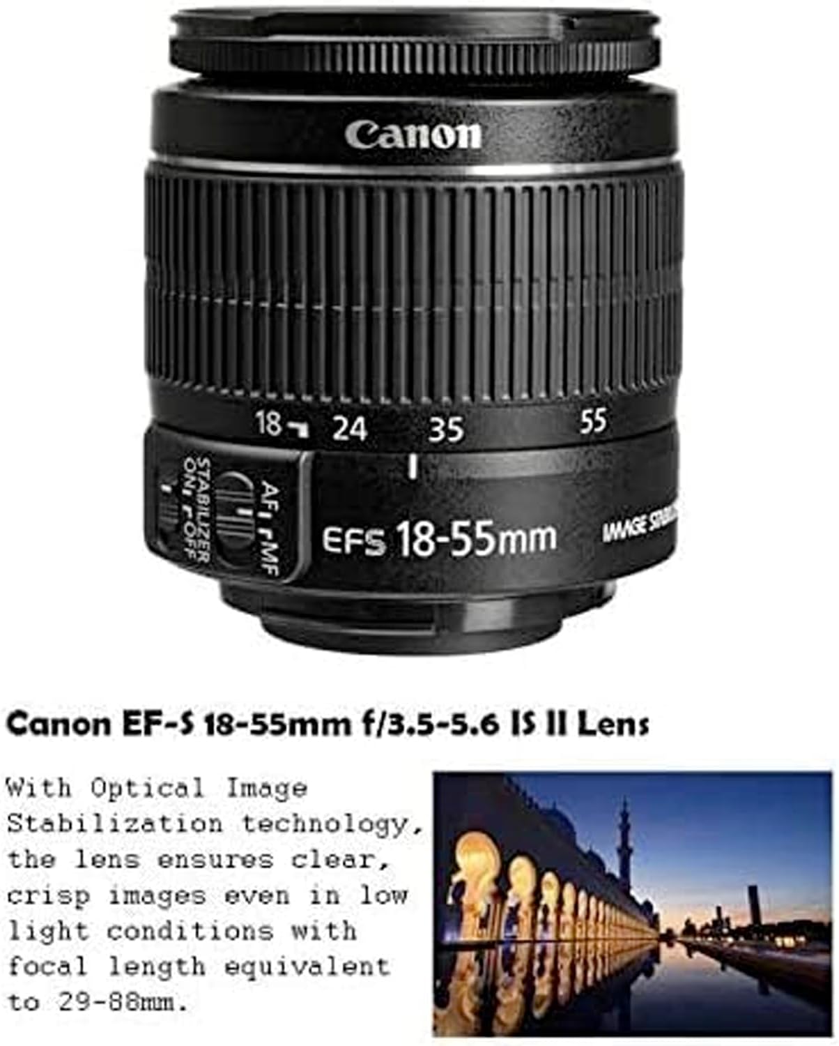 DSLR Camera with EF-S 18-55mm Lens V980369