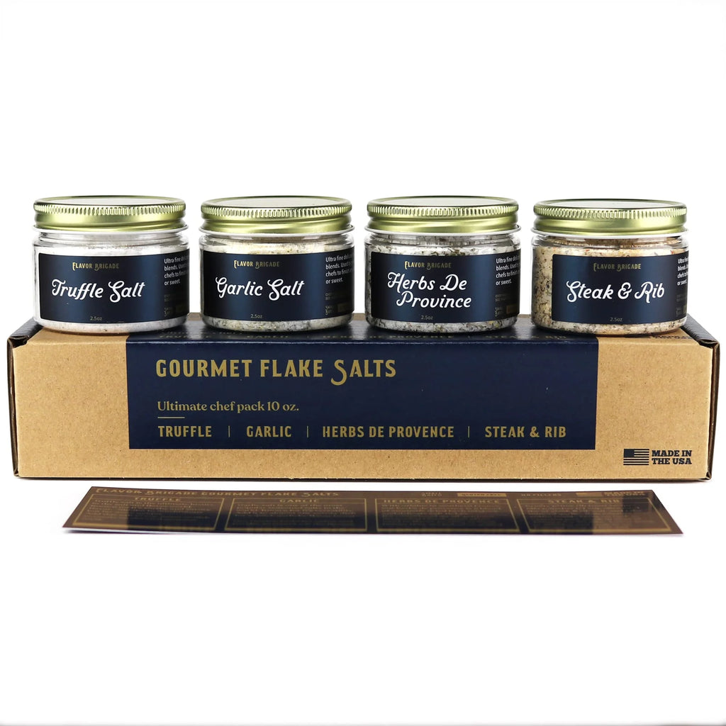 Gourmet Flake Salts Gift Set (4 Jars) N7804