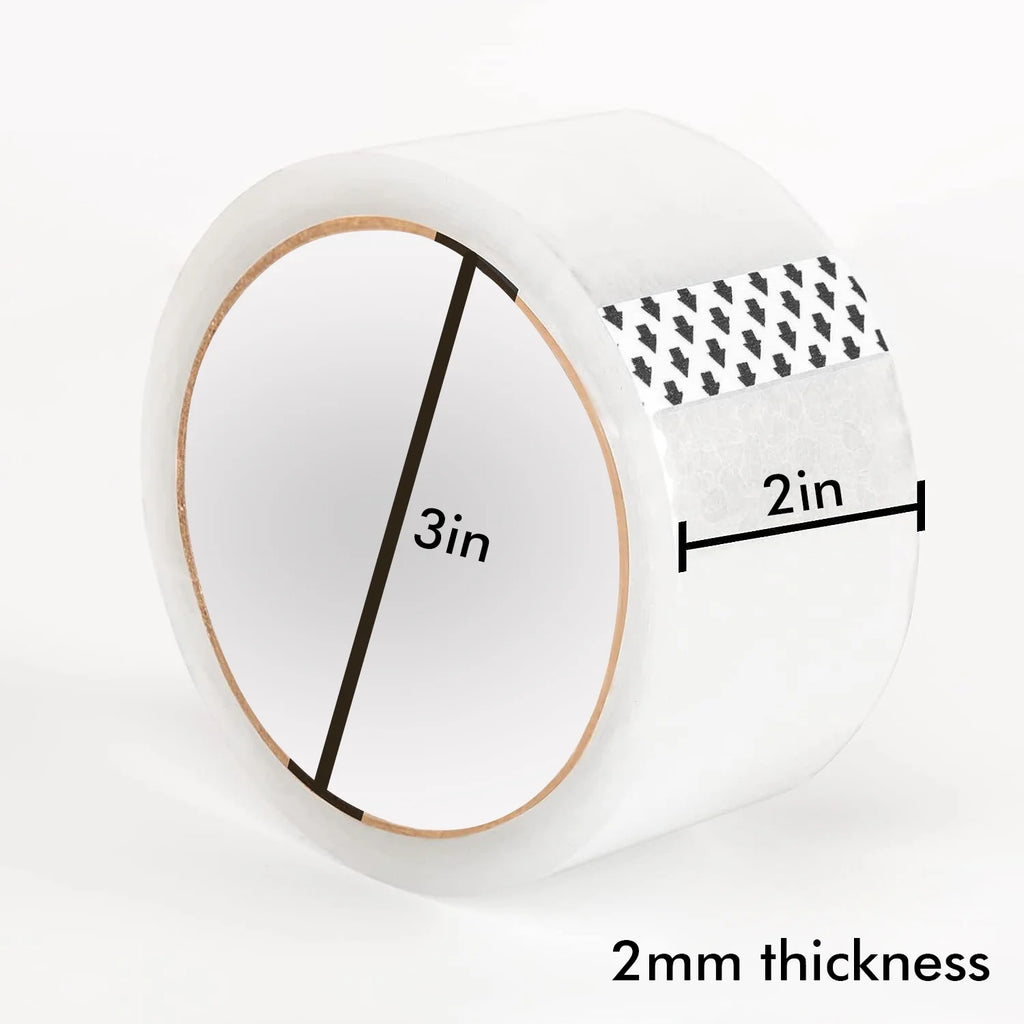 3-inch Core Clear Packing Tape Rolls C650094