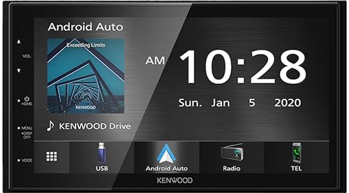 Double DIN Bluetooth Car Stereo Receiver with 6.2" Touchscreen C974360