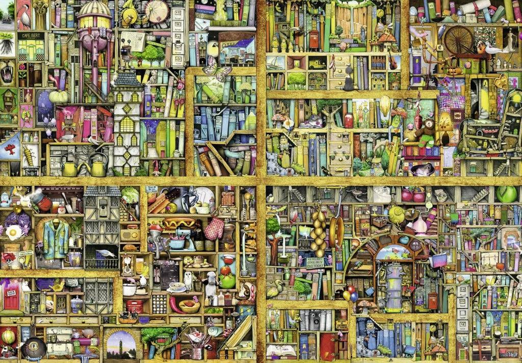 Magical Bookcase Puzzle V5490