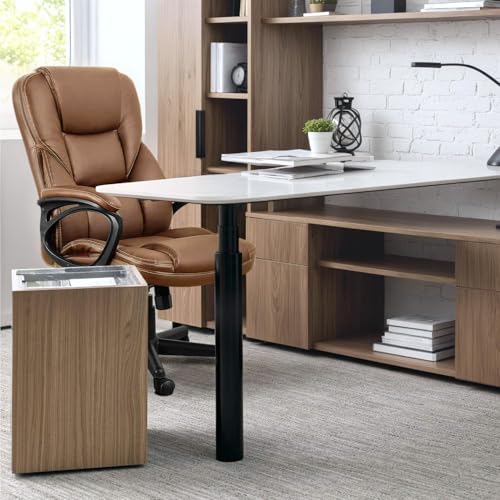 Black PU Leather High Back Adjustable Swivel Office Chair O8202