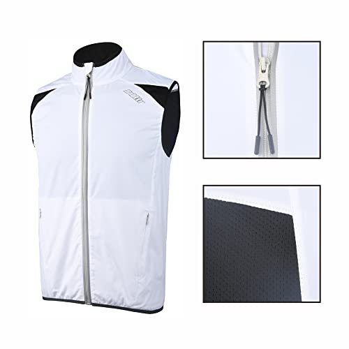 Men's Cycling Running Vest Sleeveless Windbreakers With Two side Pockets D73929