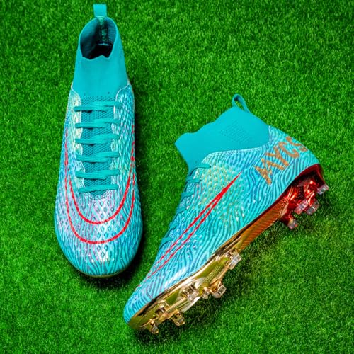 Soccer Boots Turf Football Shoes Breathable Lightweight Sneakers N4987