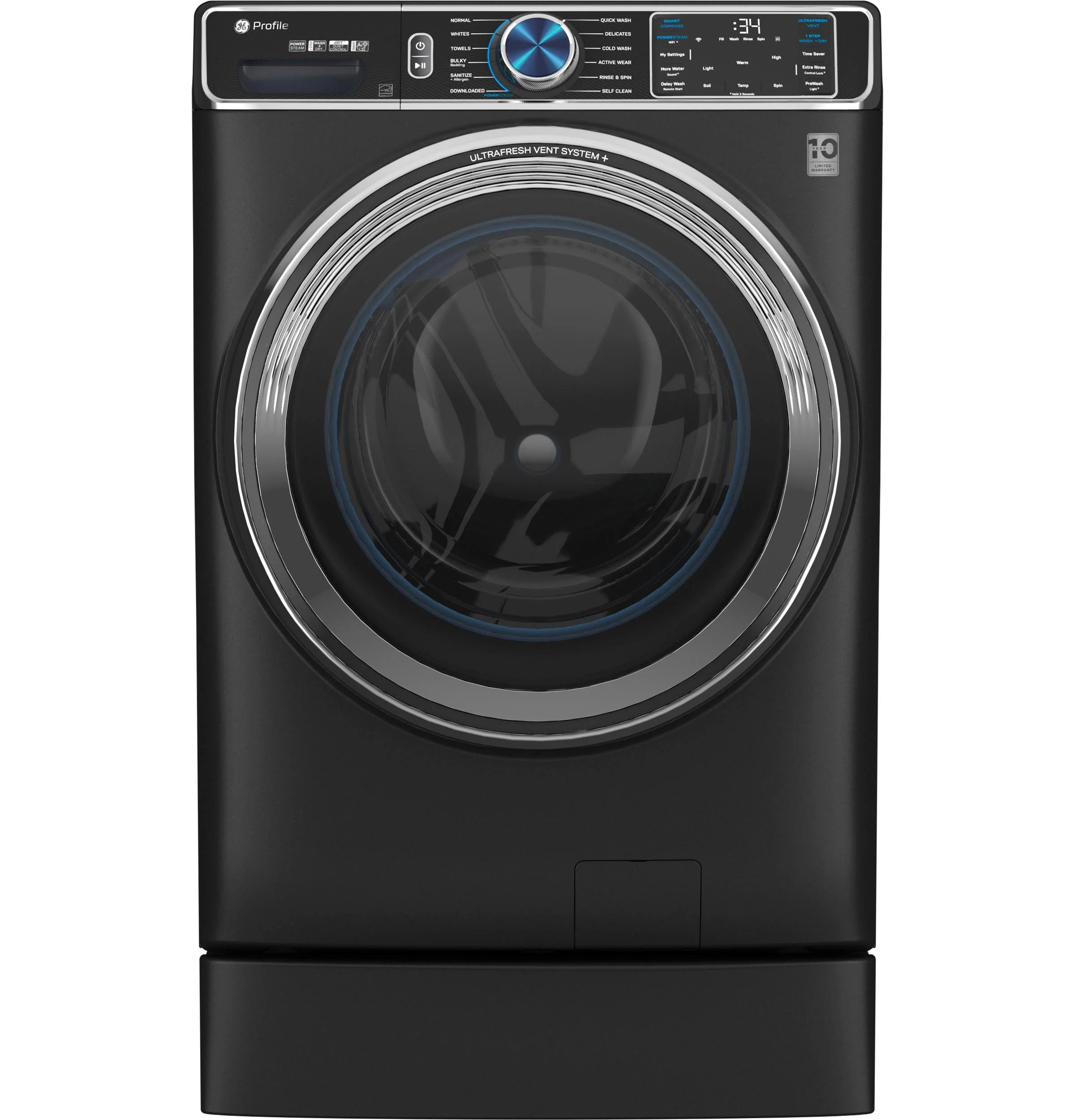 Gray Front Load Washer Z786