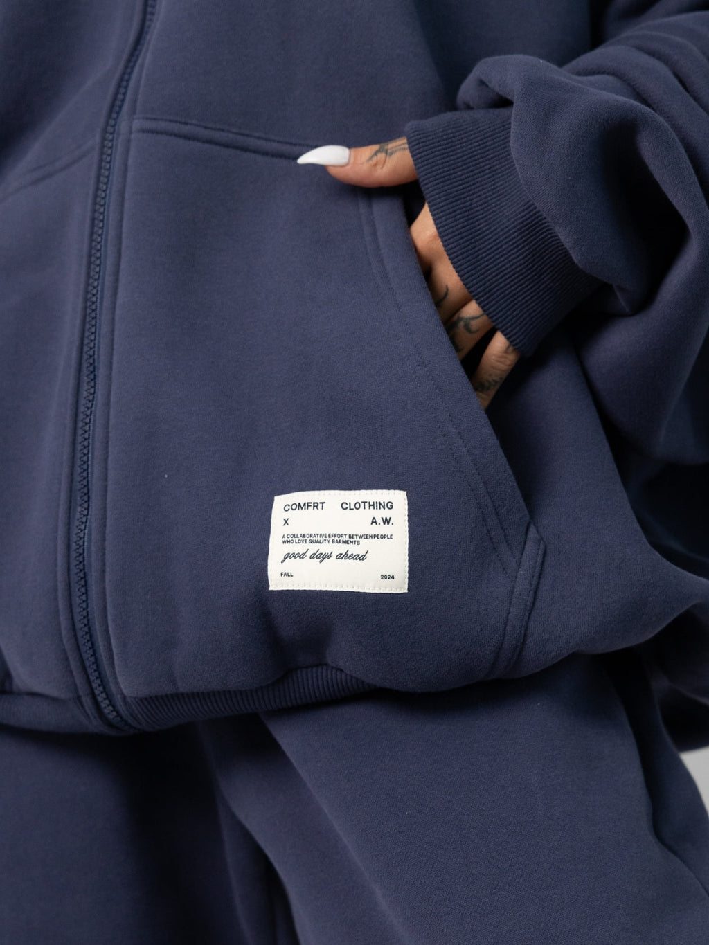 Affirmation Zip Hoodie – Mega