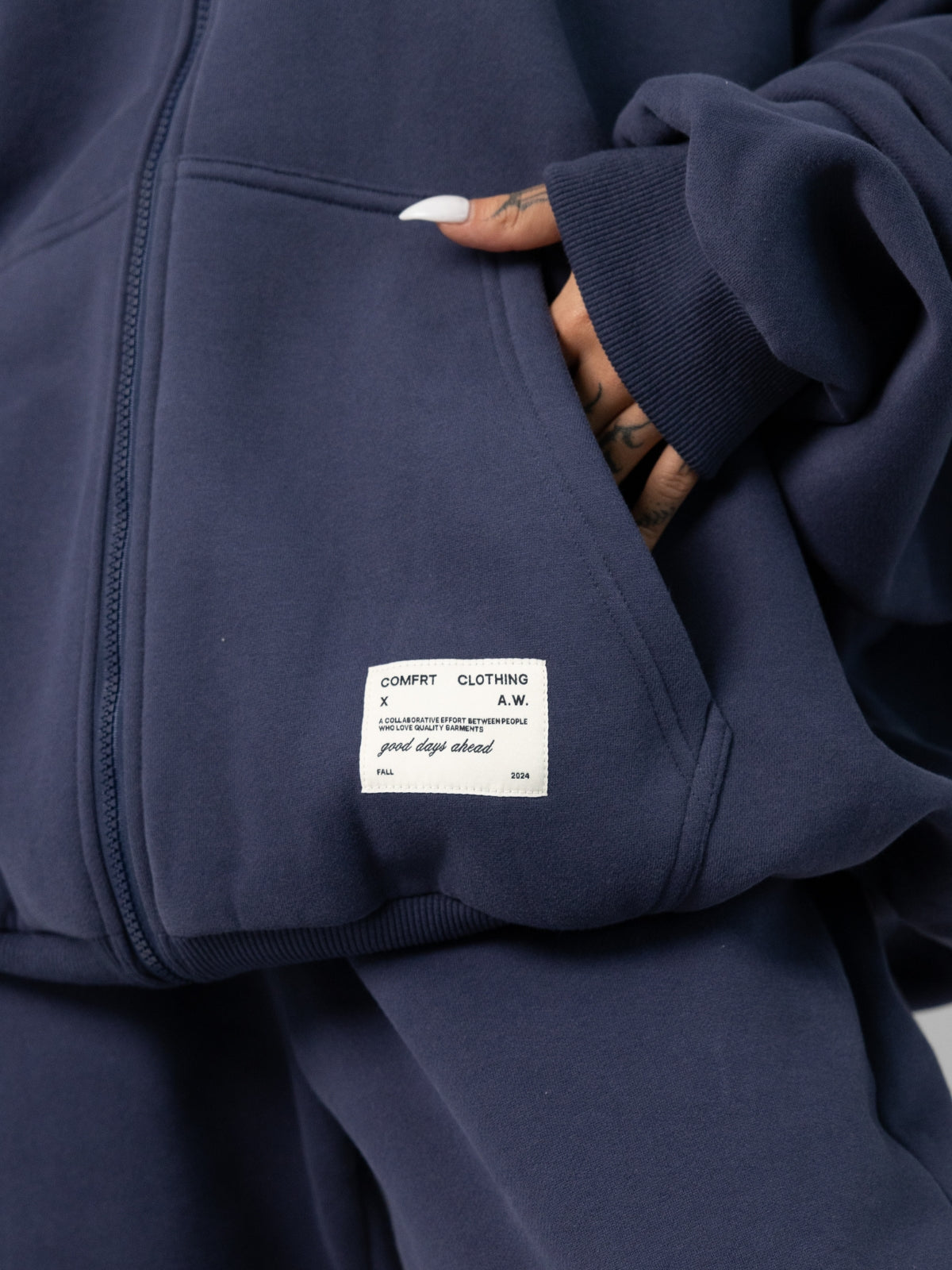 Affirmation Zip Hoodie – Mega