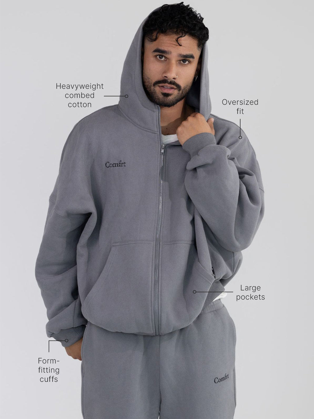 Cloud Zip Hoodie – Mega
